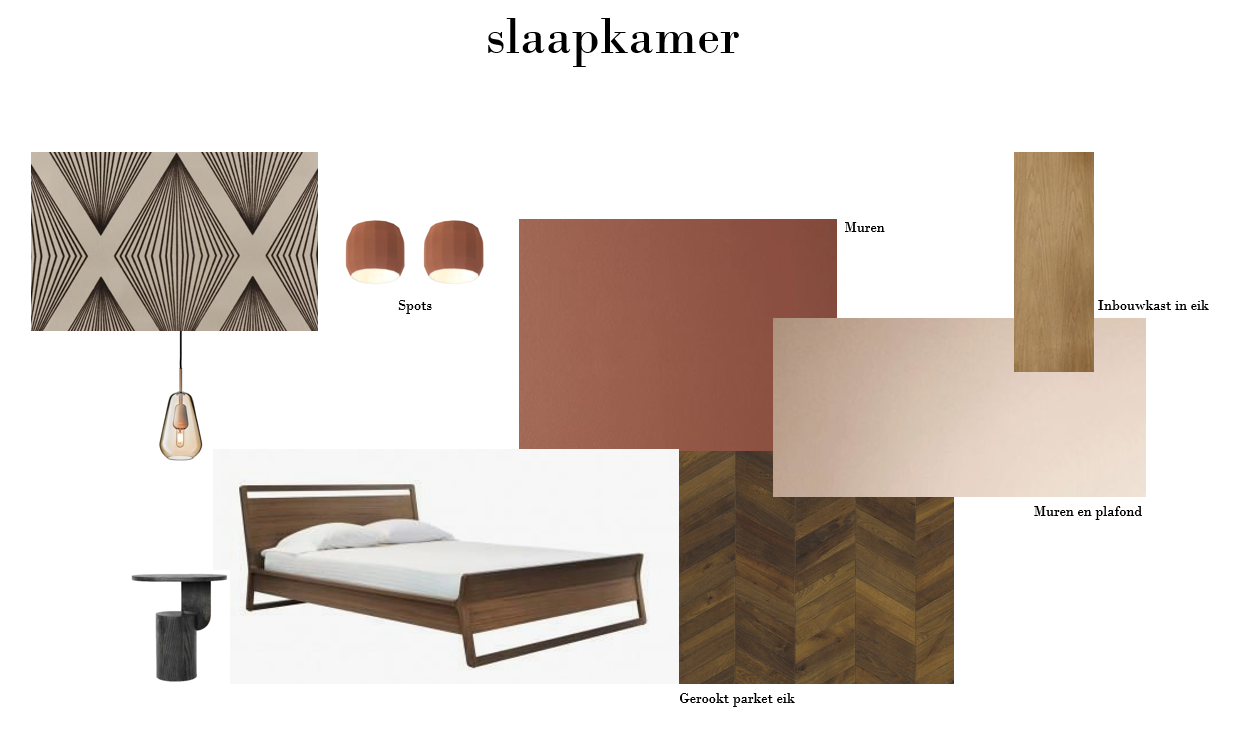 Interieur slaapkamer